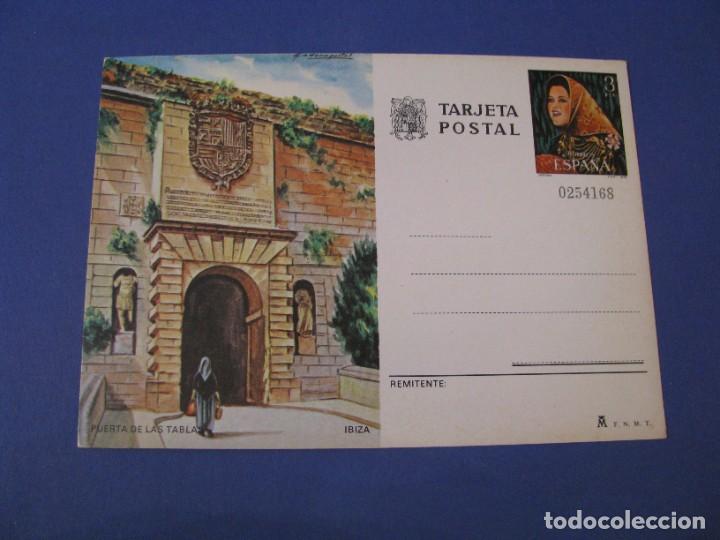 Sellos: TARJETA POSTAL. PUERTA DE LAS TABLAS, IBIZA. - Foto 1