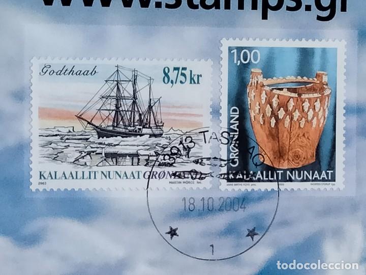 Sellos: TARJETA POSTAL DE POST GROENLANDIA 2003 - Foto 2