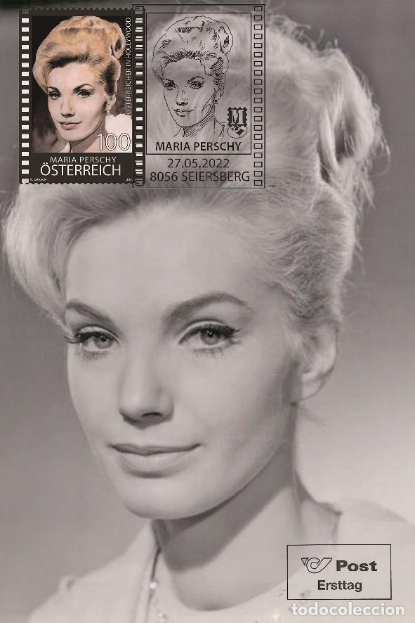 Sellos: Austria 2022 - Maria Perschy carte maximum - Foto 1