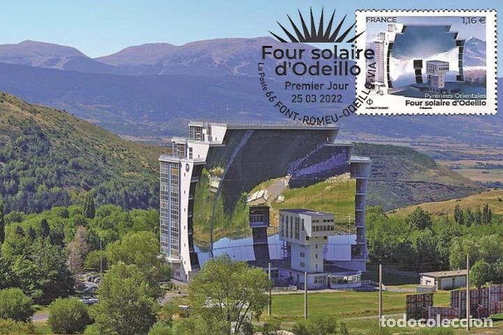 Sellos: France 2022 - Four Solaire Odeillo carte maximum - Foto 1
