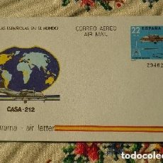 Sellos: AEROGRAMA AVIÓN CASA - 212 1983