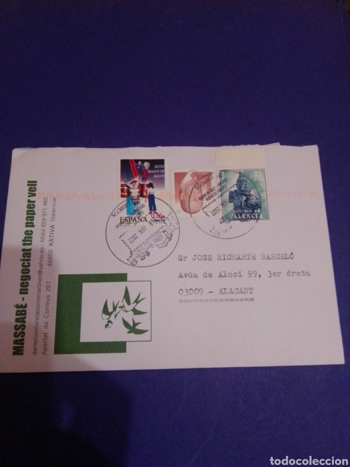 Sellos: Sobre flanqueado - Foto 1