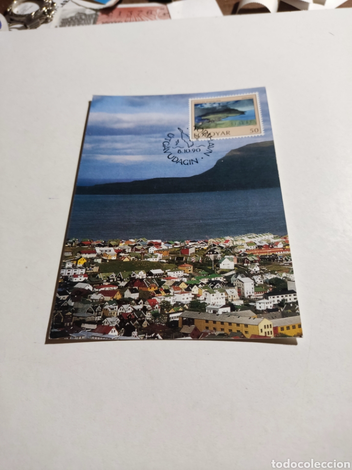 Sellos: Tarjeta m&aacute;xima Islas Feroe - Foto 1