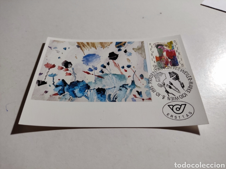 Sellos: Tarjeta m&aacute;xima Austria arte - Foto 1