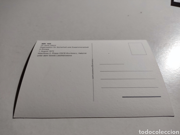 Sellos: Tarjeta m&aacute;xima liechtenstein OSCE - Foto 2