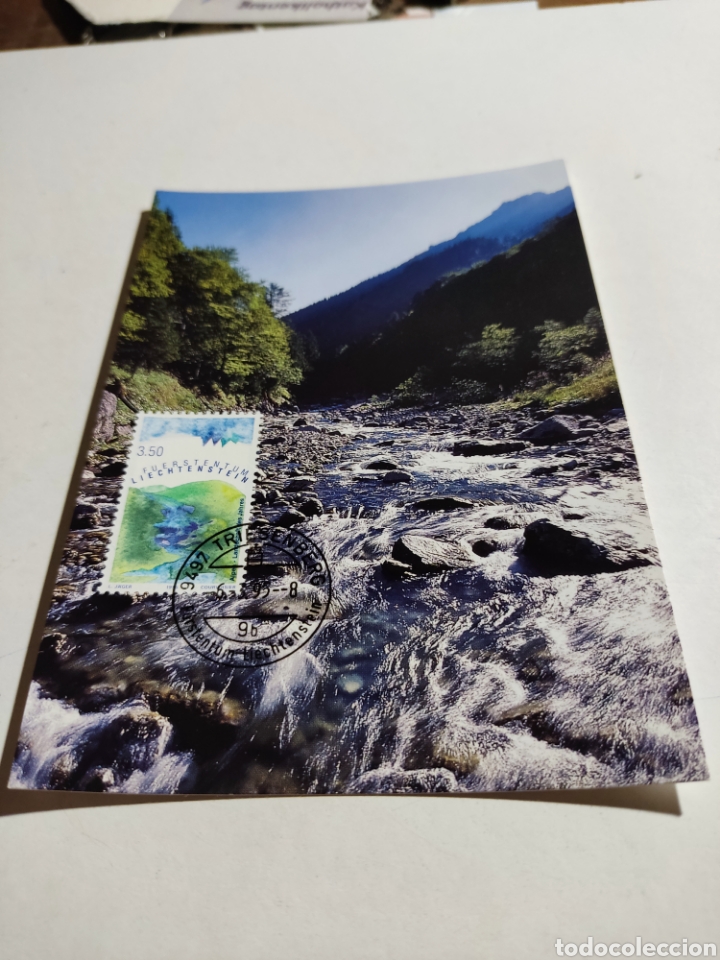 Sellos: Tarjeta m&aacute;xima liechtenstein - Foto 1