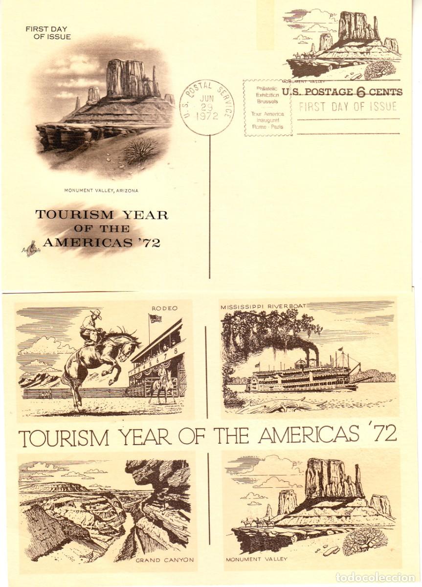 Sellos: TARJETA DE ESTADOS UNIDOS - Foto 1