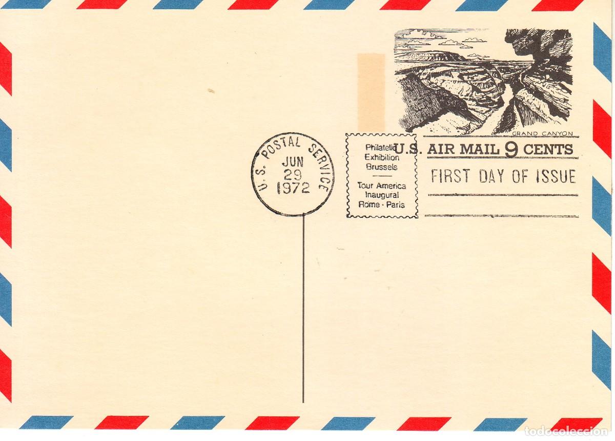 Sellos: TARJETA DE ESTADOS UNIDOS - Foto 1