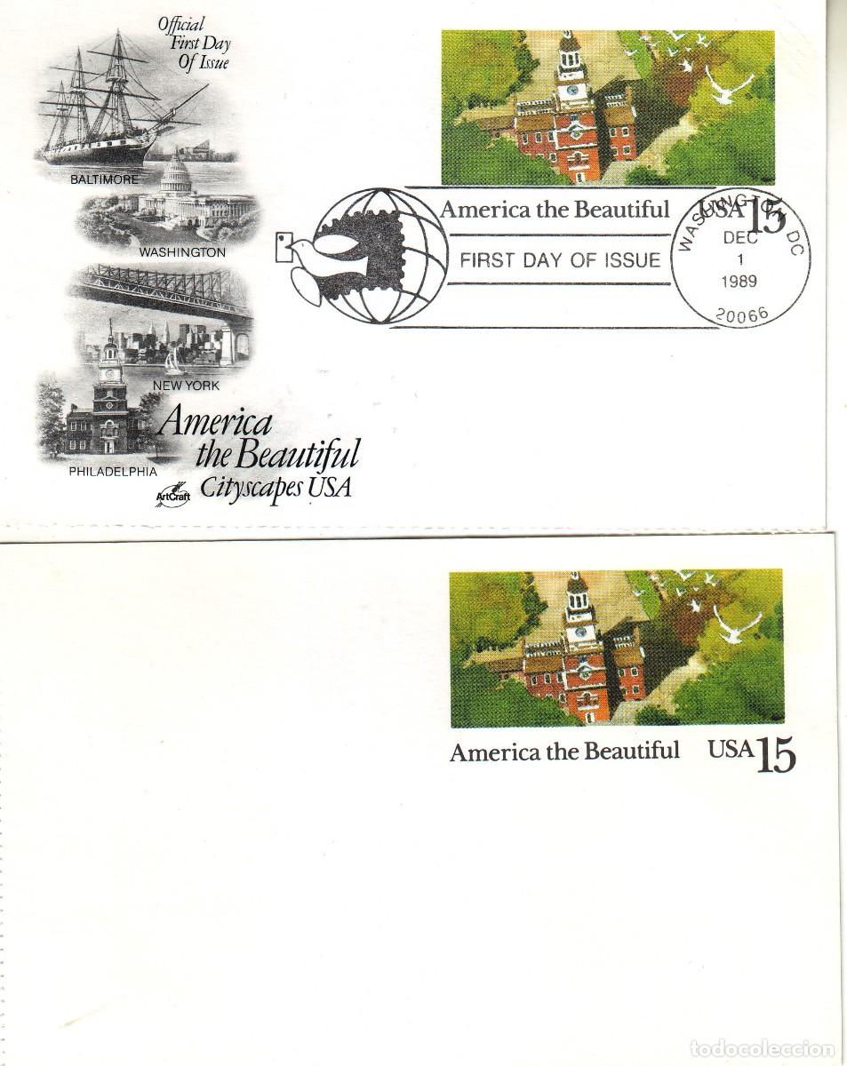 Sellos: TARJETAS DE ESTADOS UNIDOS - Foto 1