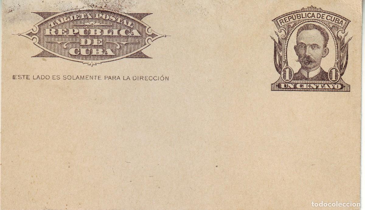 Sellos: TARJETA DE LA REPUBLICA DE CUBA - Foto 1