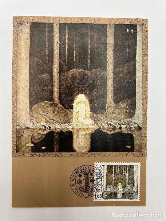 Sellos: TARJETA MAXIMA. JOHN BAUER. 1982 - Foto 1