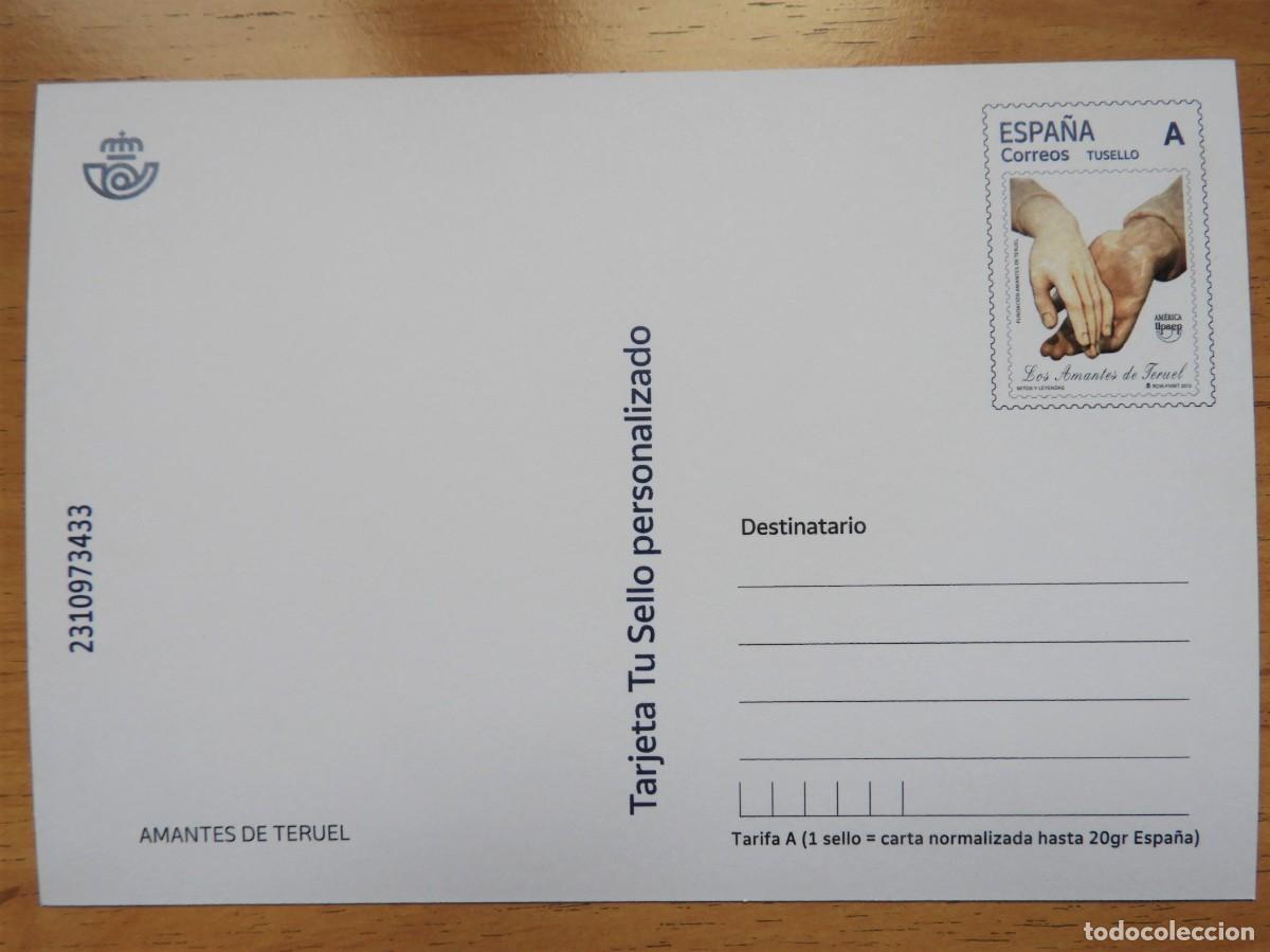 Sellos: TARJETA AMANTES DE TERUEL - Foto 2