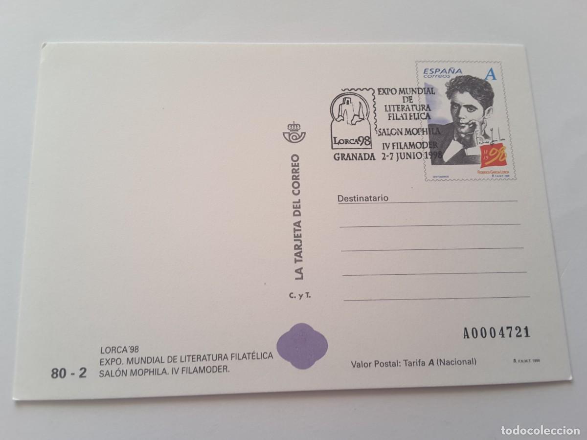 Sellos: Tarjeta postal Espa&ntilde;a 1998 - Foto 1