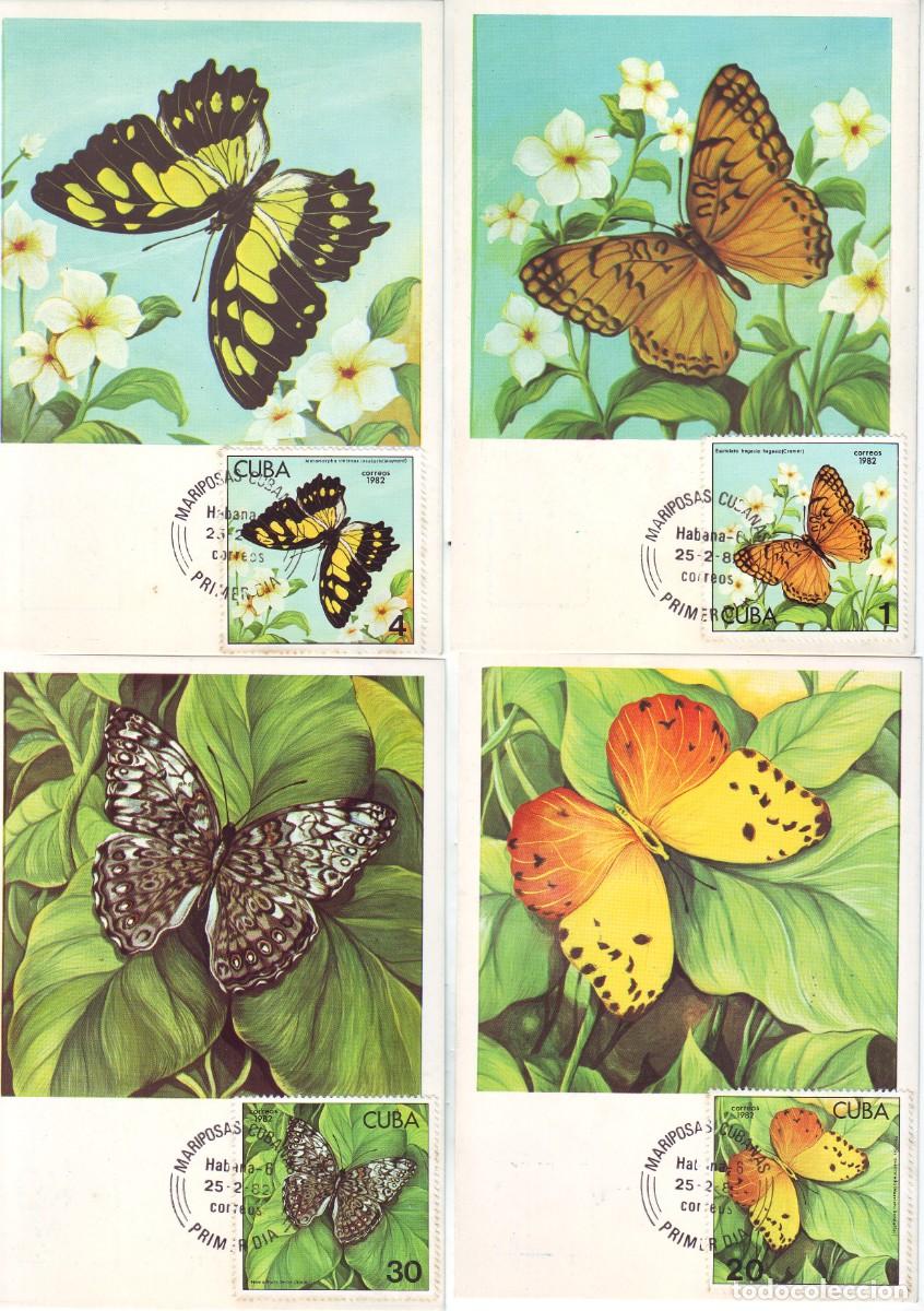 Sellos: TARJETAS DE CUBA DE MARIPOSAS - Foto 1