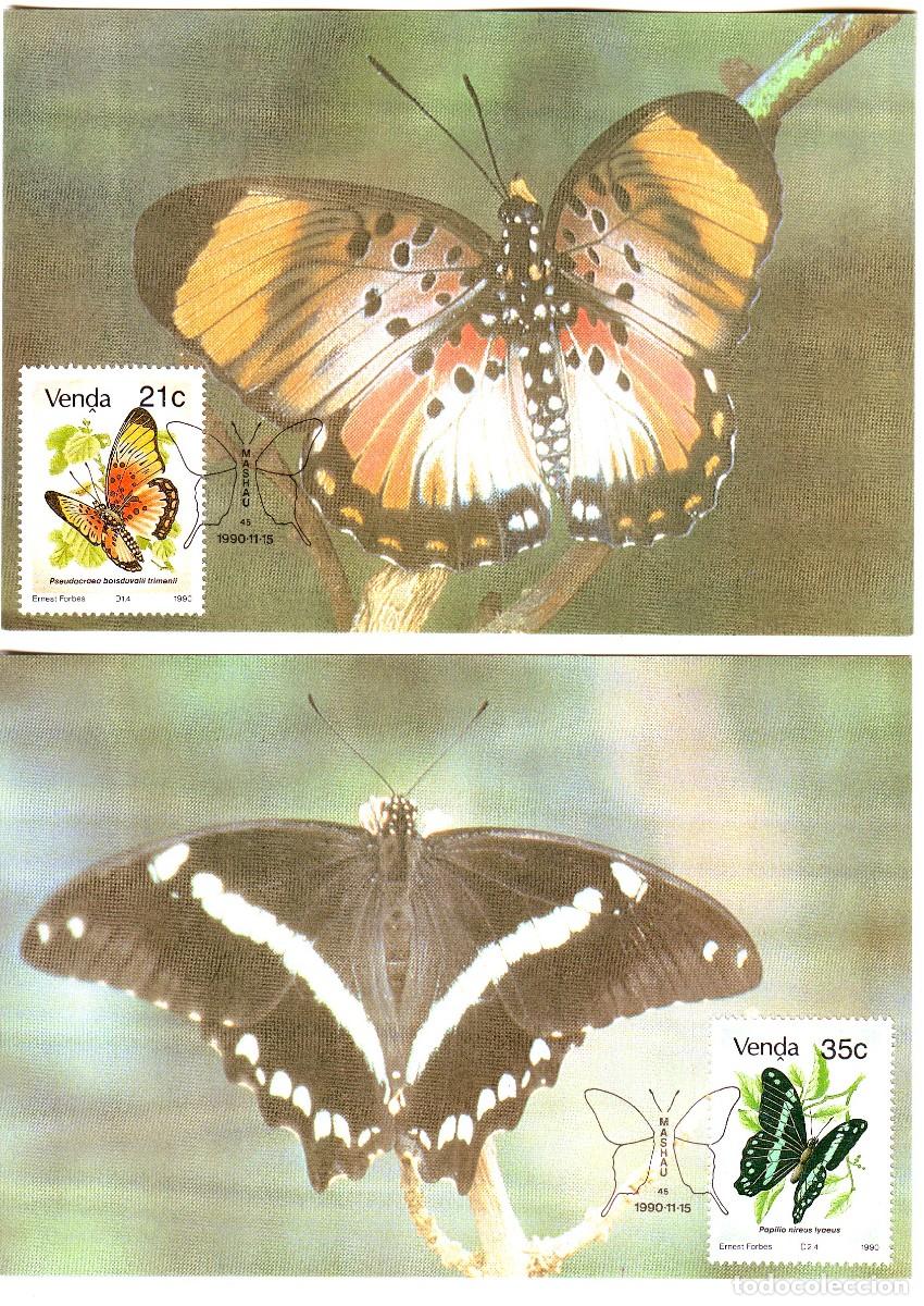 Sellos: TARJETAS DE MARIPOSAS - Foto 1