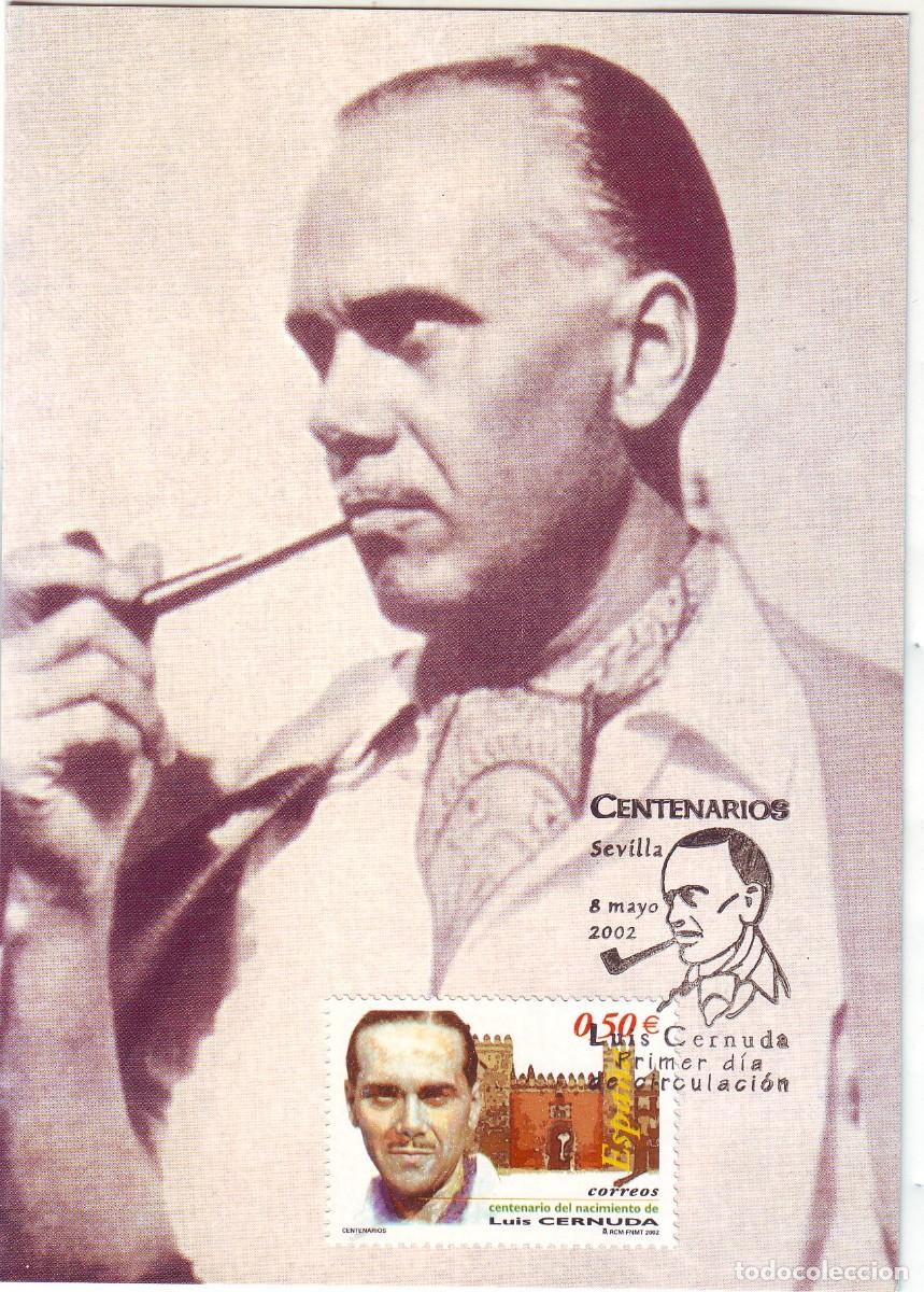 Sellos: TARJETA DE LUIS CERNUDA - Foto 1
