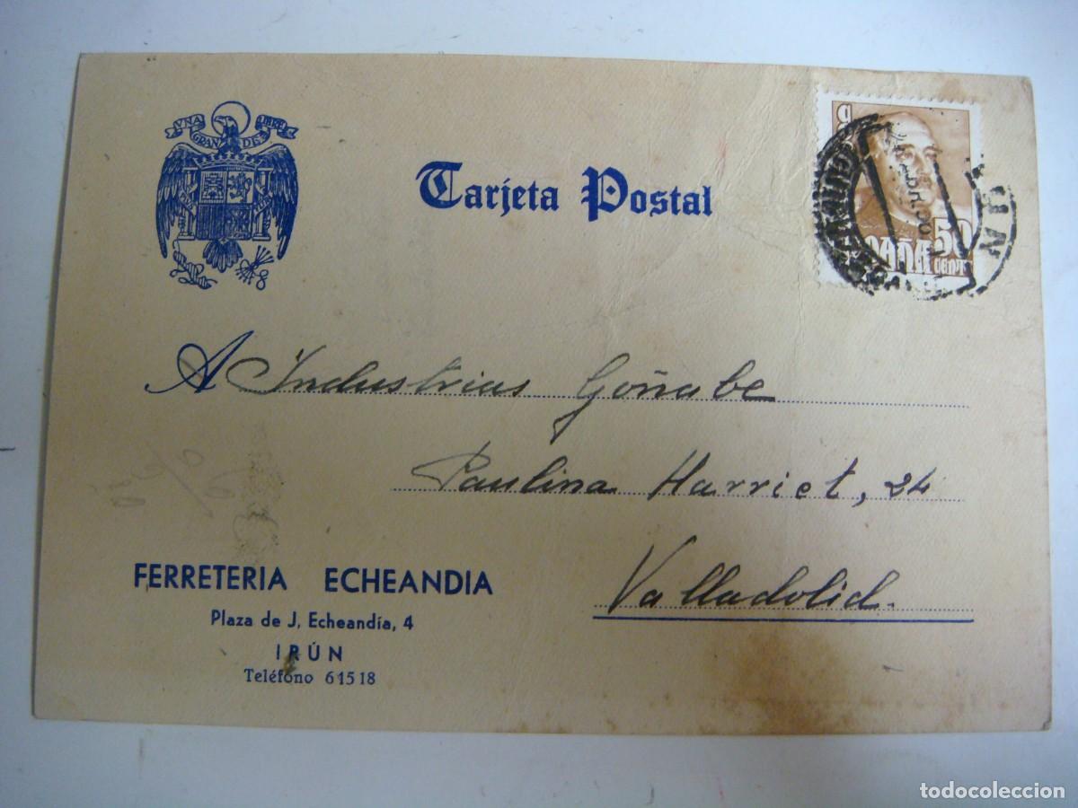 Sellos: TARJETA POSTAL A&Ntilde;O 1956-(&) - Foto 1