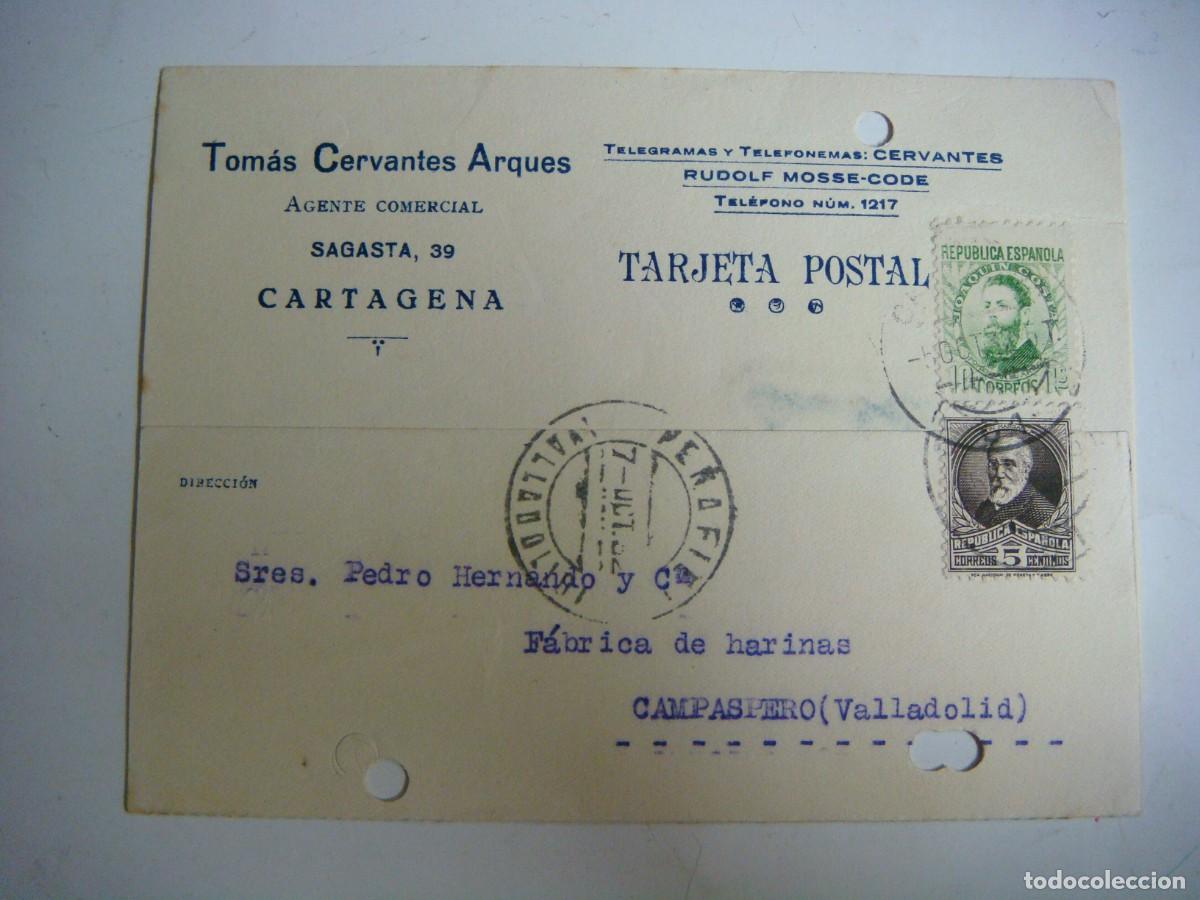 Sellos: TARJETA DE POSTAL A&Ntilde;OS 1932-(&) - Foto 1