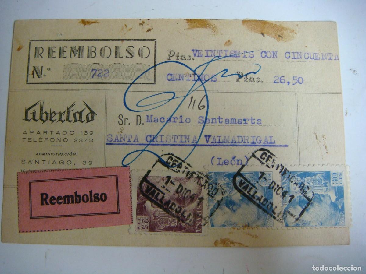 Sellos: TARJETA DE POSTAL A&Ntilde;OS 1941-(&) - Foto 1