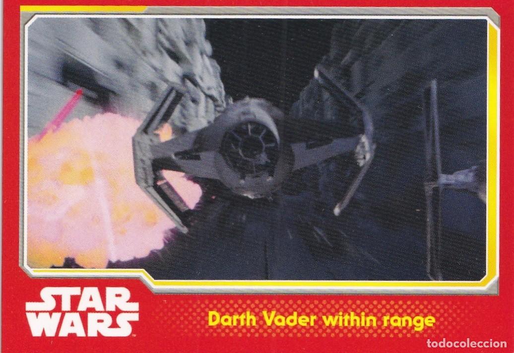 Sellos: Cromo 45 Star Wars A new hope - Darth Vader within range - Foto 1
