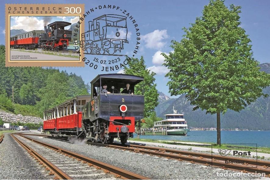 Sellos: Austria 2023 - Achensee Railway carte maximum - Foto 1