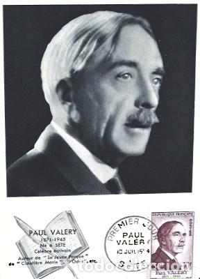 Sellos: Francia & M&aacute;xima, Paul Valery, Escritor, Sete 1945 (7765) - Foto 1