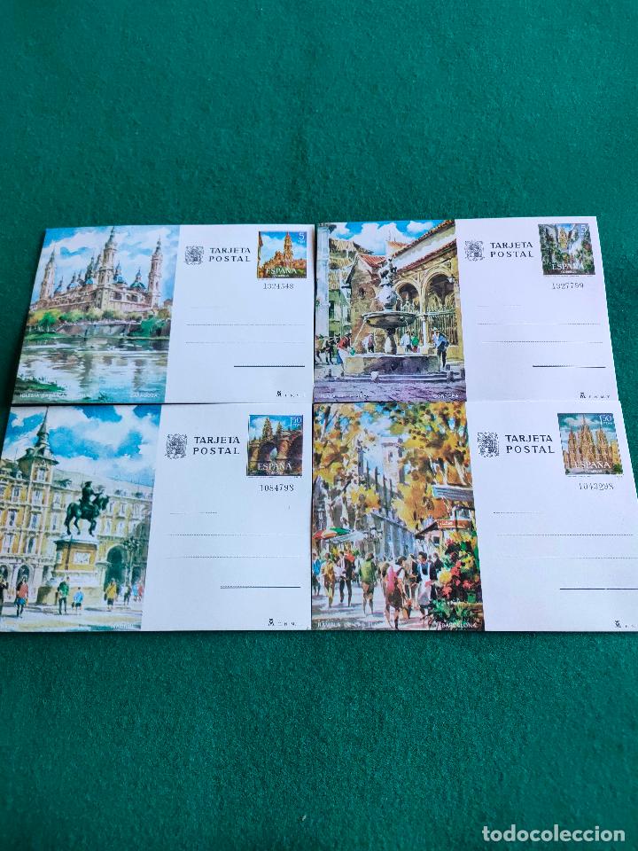Sellos: LAS 4 TARJETAS PORTALES DE 1973 - Foto 1