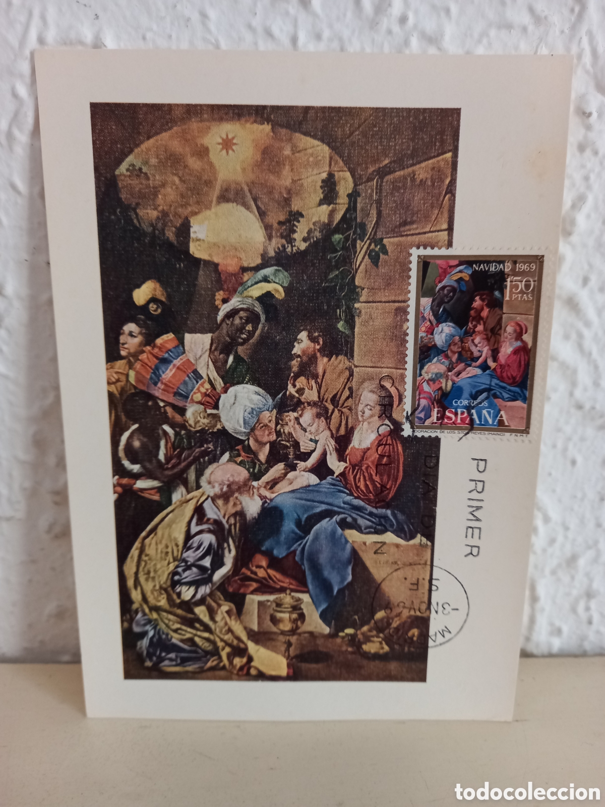 Sellos: Tarjeta M&aacute;xima Adoraci&oacute;n de los Reyes - Foto 1