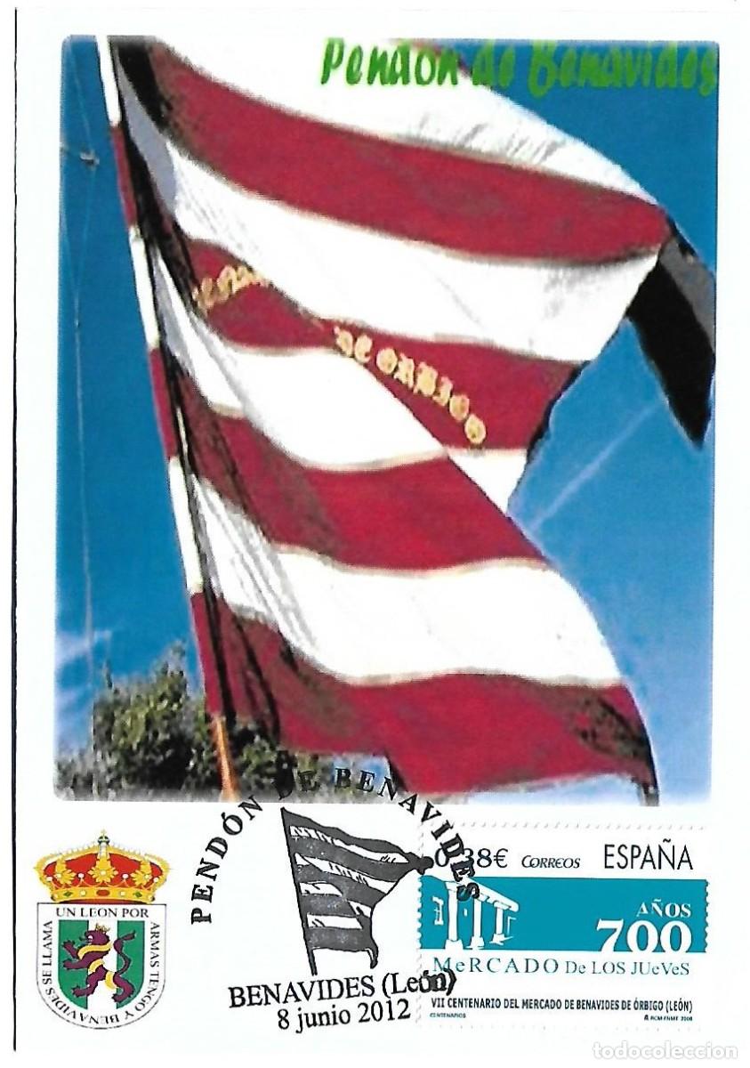 Sellos: MATASELLOS BENAVIDES, LE&Oacute;N. 2012. PEND&Oacute;N DE BENAVIDES - Foto 1