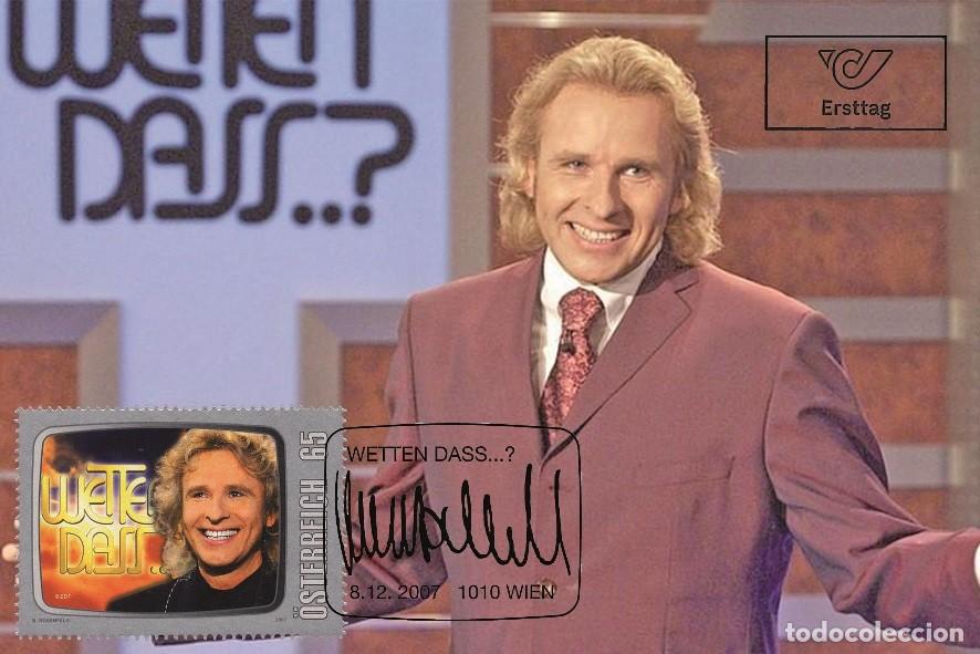 Sellos: Austria 2007 - Thomas Gottschalk carte maximum - Foto 1