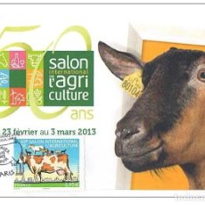 Sellos: FRANCE 2013 - 50 SALON INT. AGRICULTURE CARTE MAXIMUM