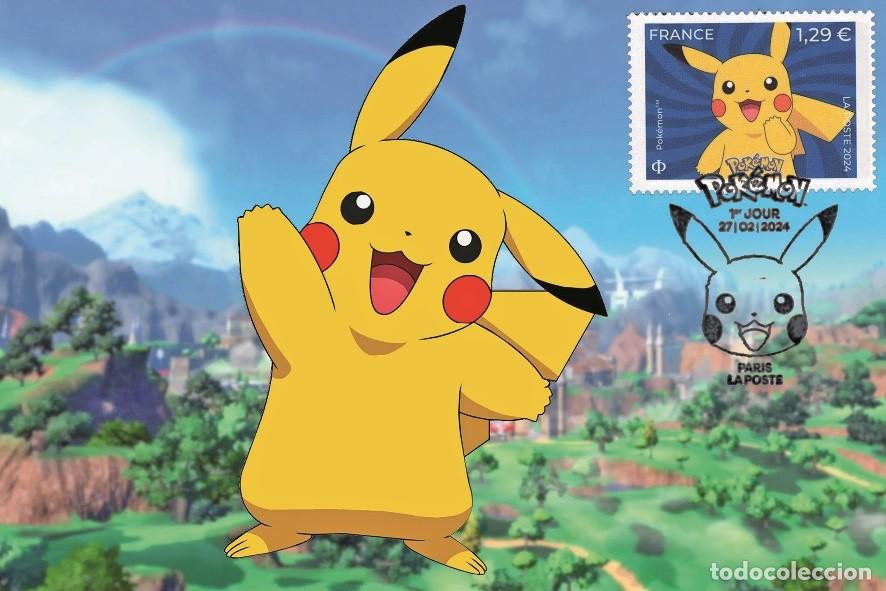 Sellos: France 2024 - Pokemon carte maximum - Foto 1