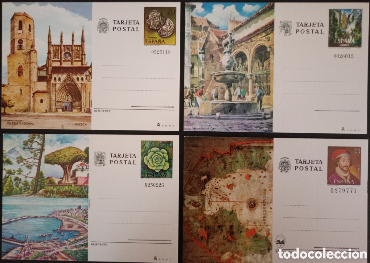 Sellos: Espa&ntilde;a 4 tarjetas postales - Foto 2