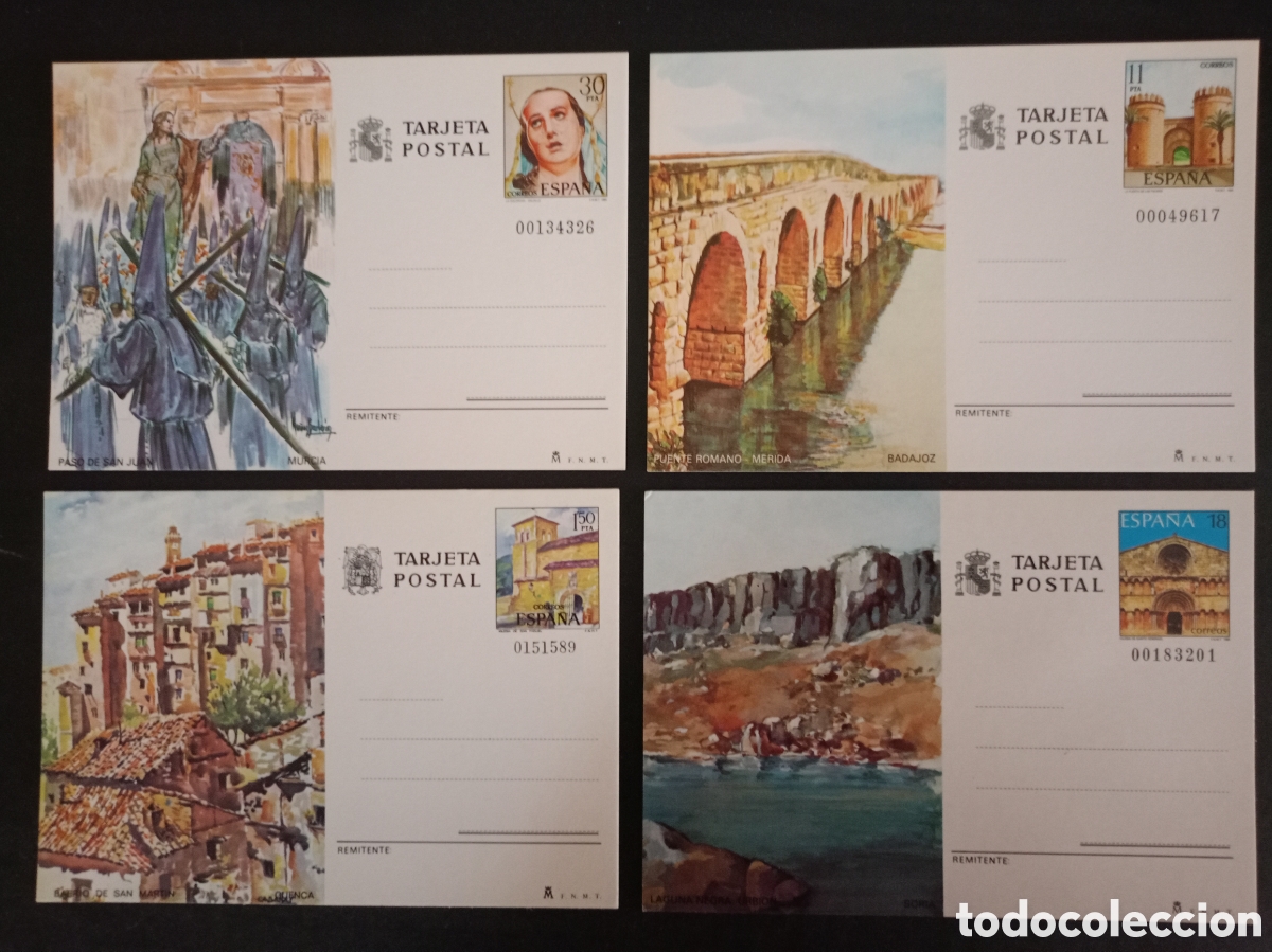 Sellos: Espa&ntilde;a 4 tarjetas postales - Foto 4