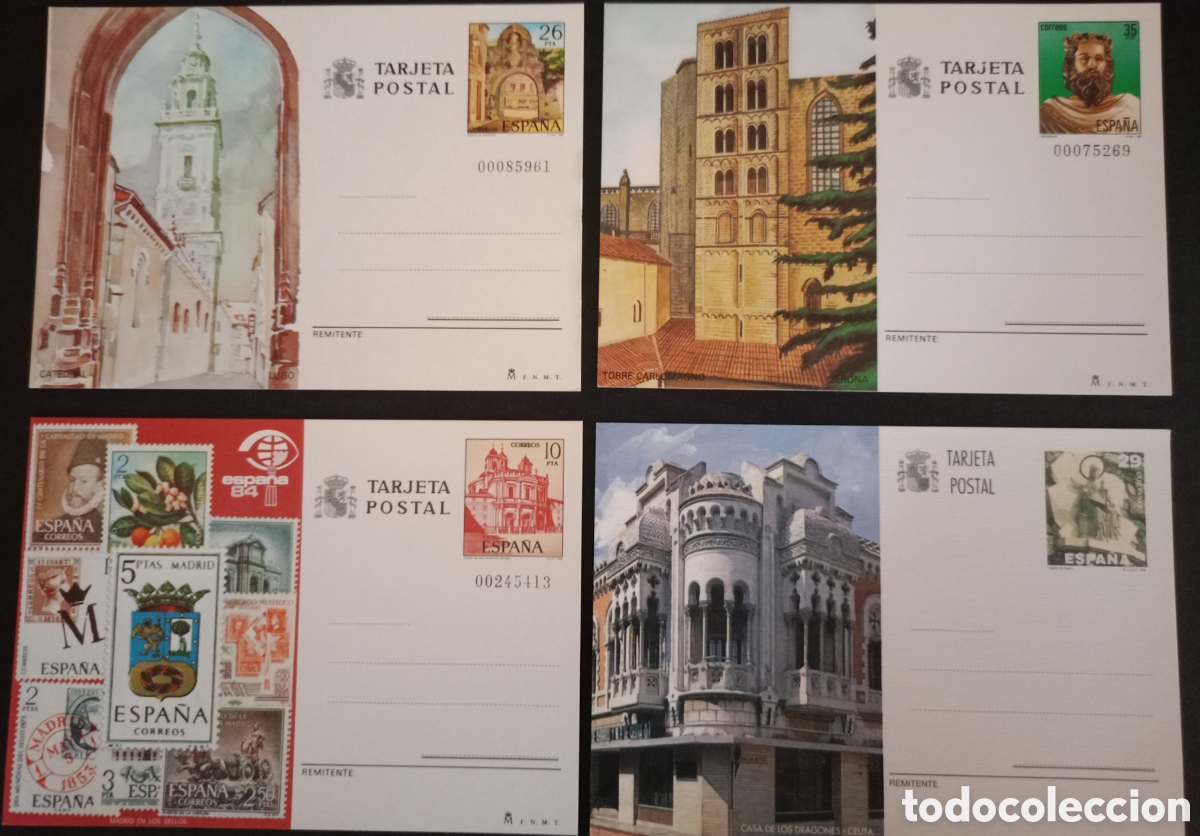 Sellos: Espa&ntilde;a 4 tarjetas postales - Foto 5