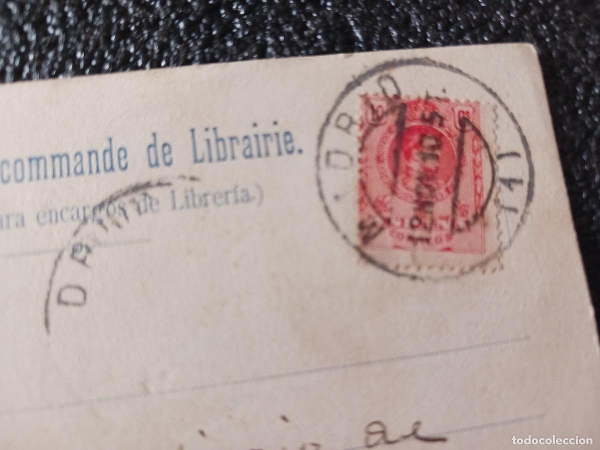 Sellos: bulletin de commande de librairia, libreria general de victoriano suarez, 1910 - Foto 2