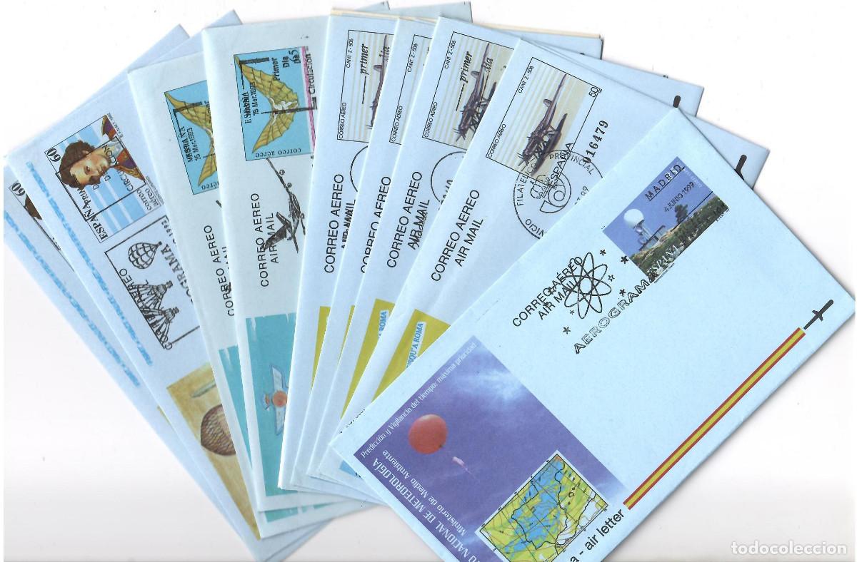 Sellos: LOTE DE TARJETAS Y AEROGRAMAS MATASELLADOS - Foto 2