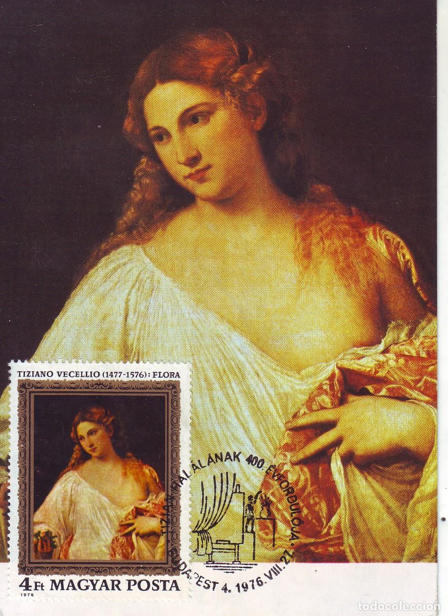 Sellos: TARJETA PINTURA DE HUNGR&Iacute;A - Foto 1