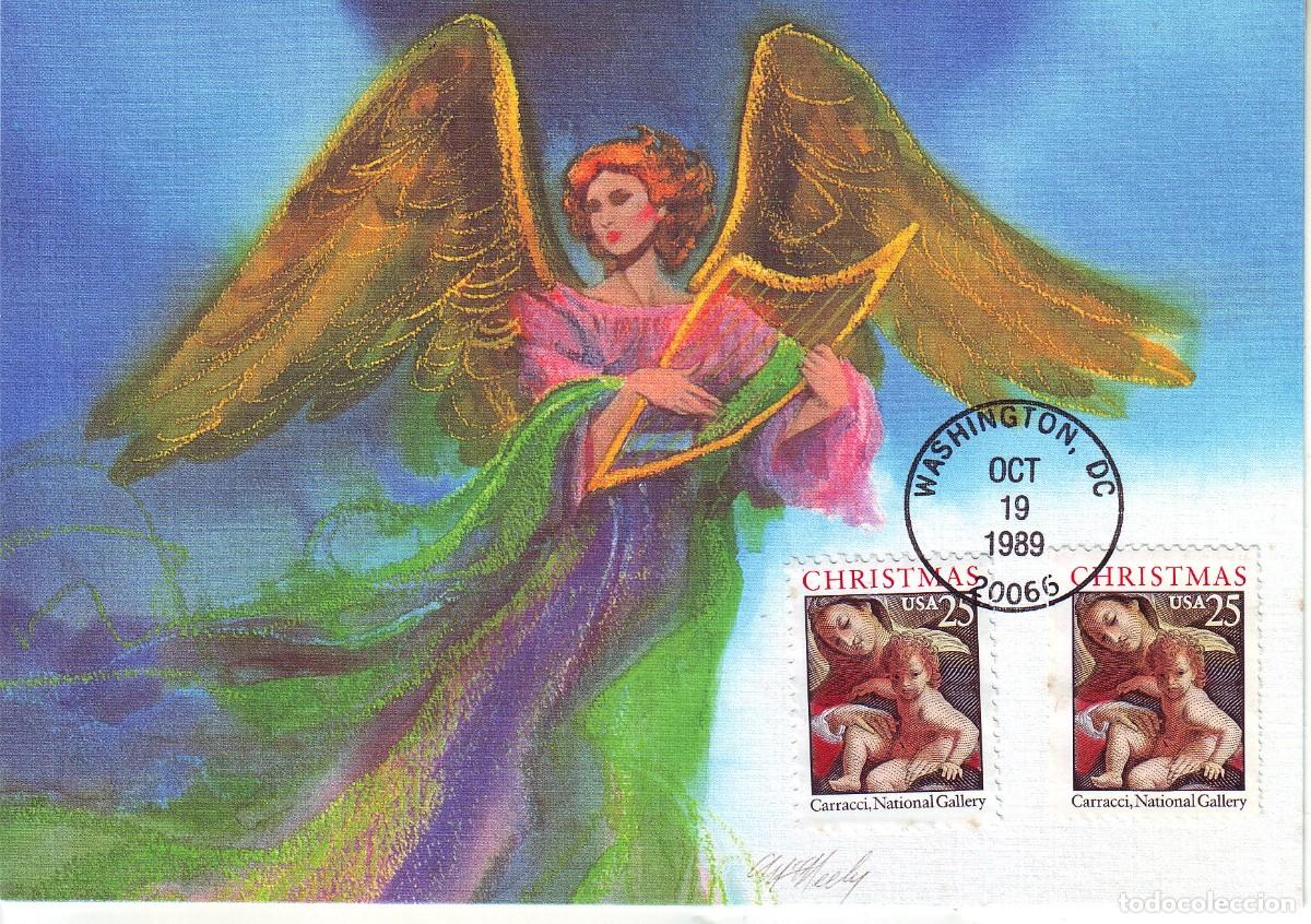 Sellos: TARJETA DE ESTADOS UNIDOS - Foto 1