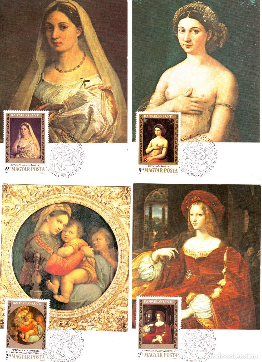 Sellos: TARJETAS DE HUNGRIA PINTURAS - Foto 1