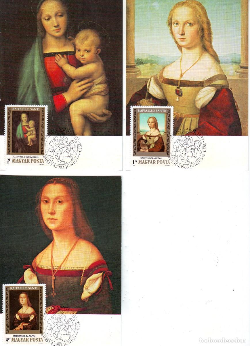 Sellos: TARJETAS HUNGRIA PINTURAS - Foto 1