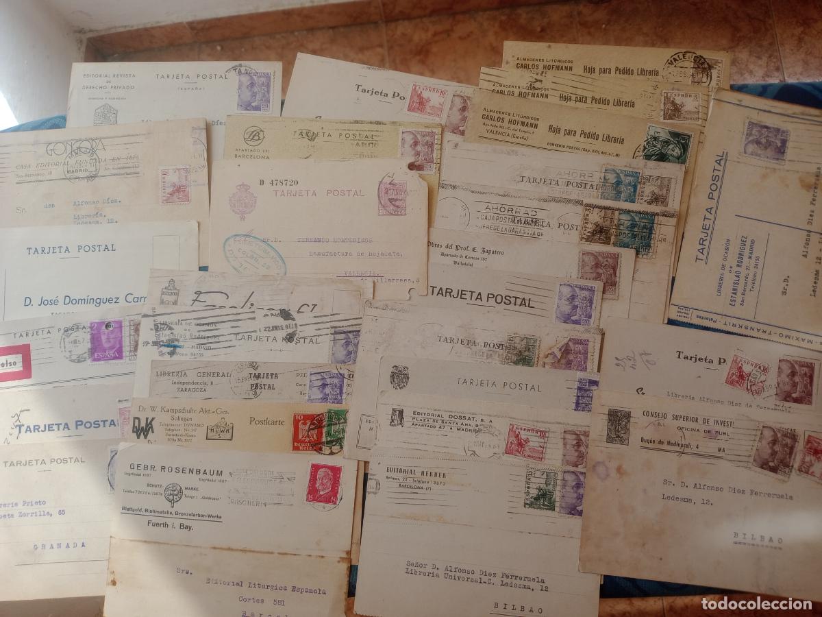 Sellos: Lote de 28 tarjetas pedido - Foto 1