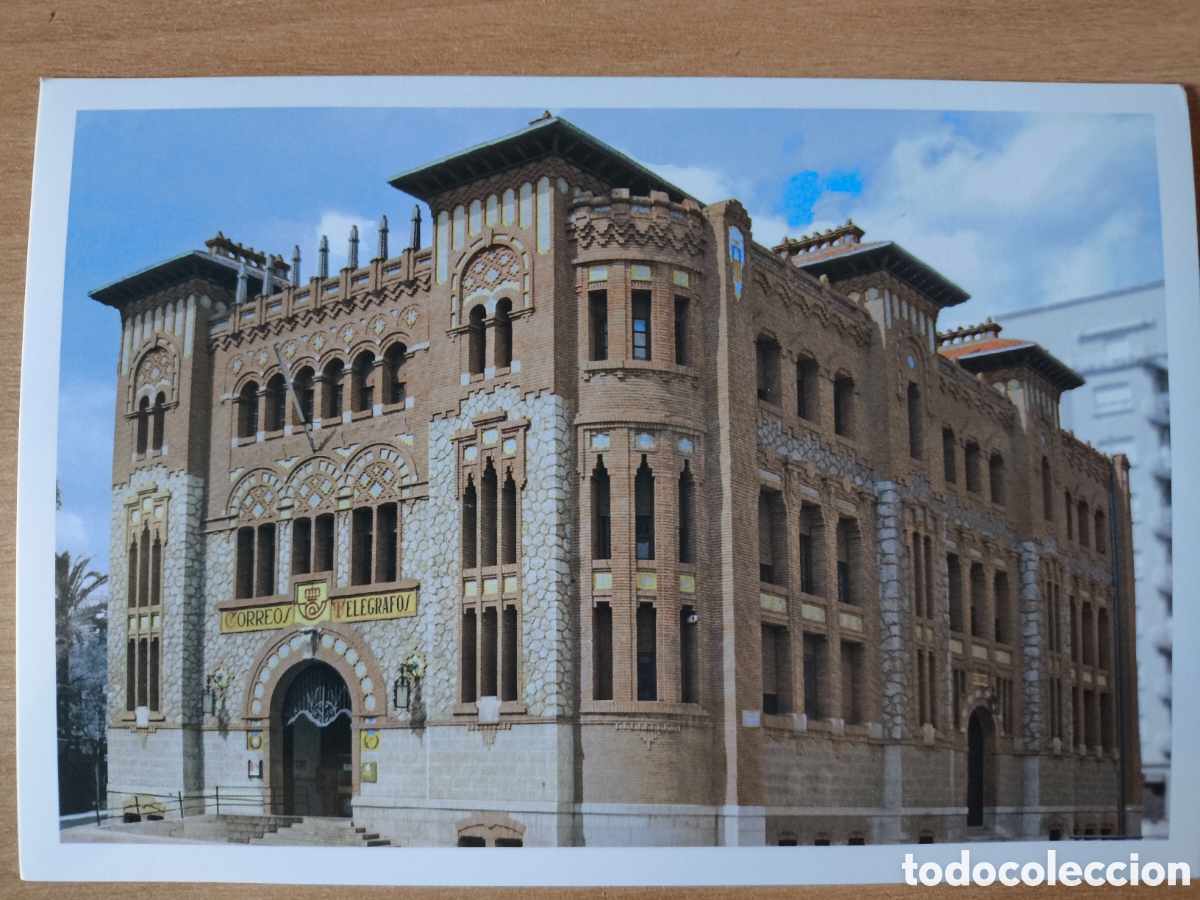 Sellos: Tarjeta correos 2009 edificio Correos de Castell&oacute;n - Foto 1