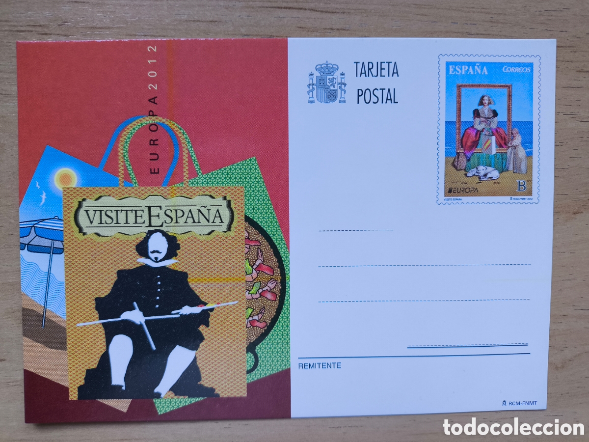 Sellos: Tarjeta postal europa 2012 - Foto 1
