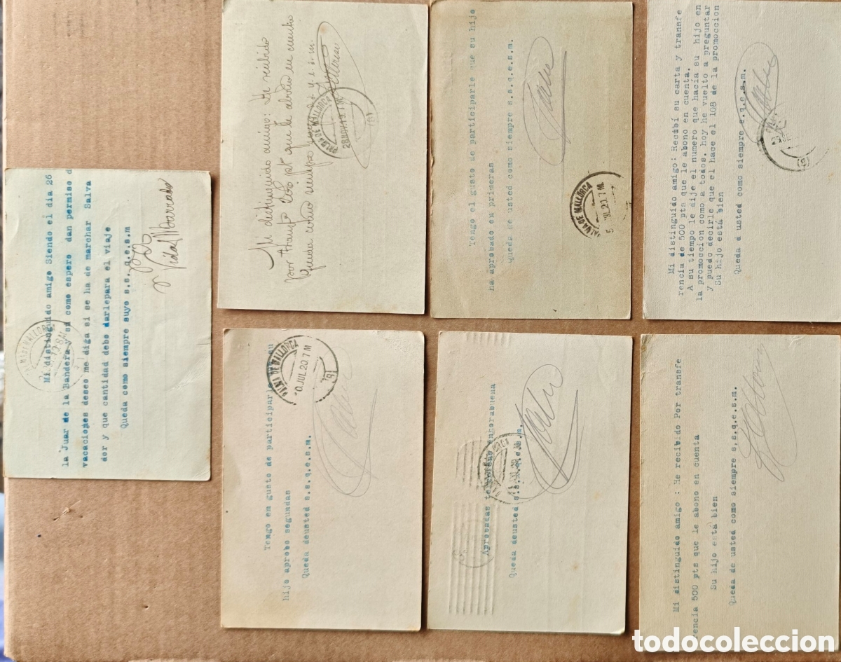 Sellos: Lote Tarjetas postales de 1917 al 1920 - Foto 2