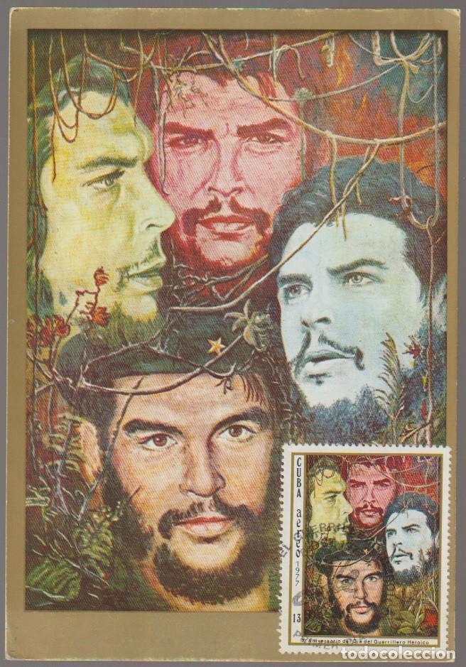 Sellos: Cuba 1977 - Che Guevara carte maximum - Foto 1