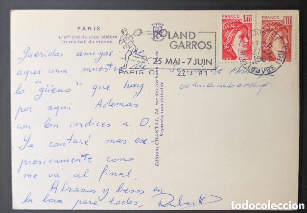 Sellos: Francia. 1981. Folies Bergere - Foto 2