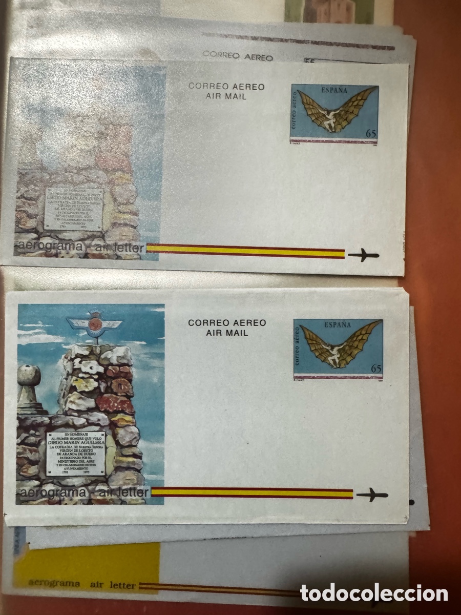 Sellos: Lote 25 sobres correo aereo - Foto 5
