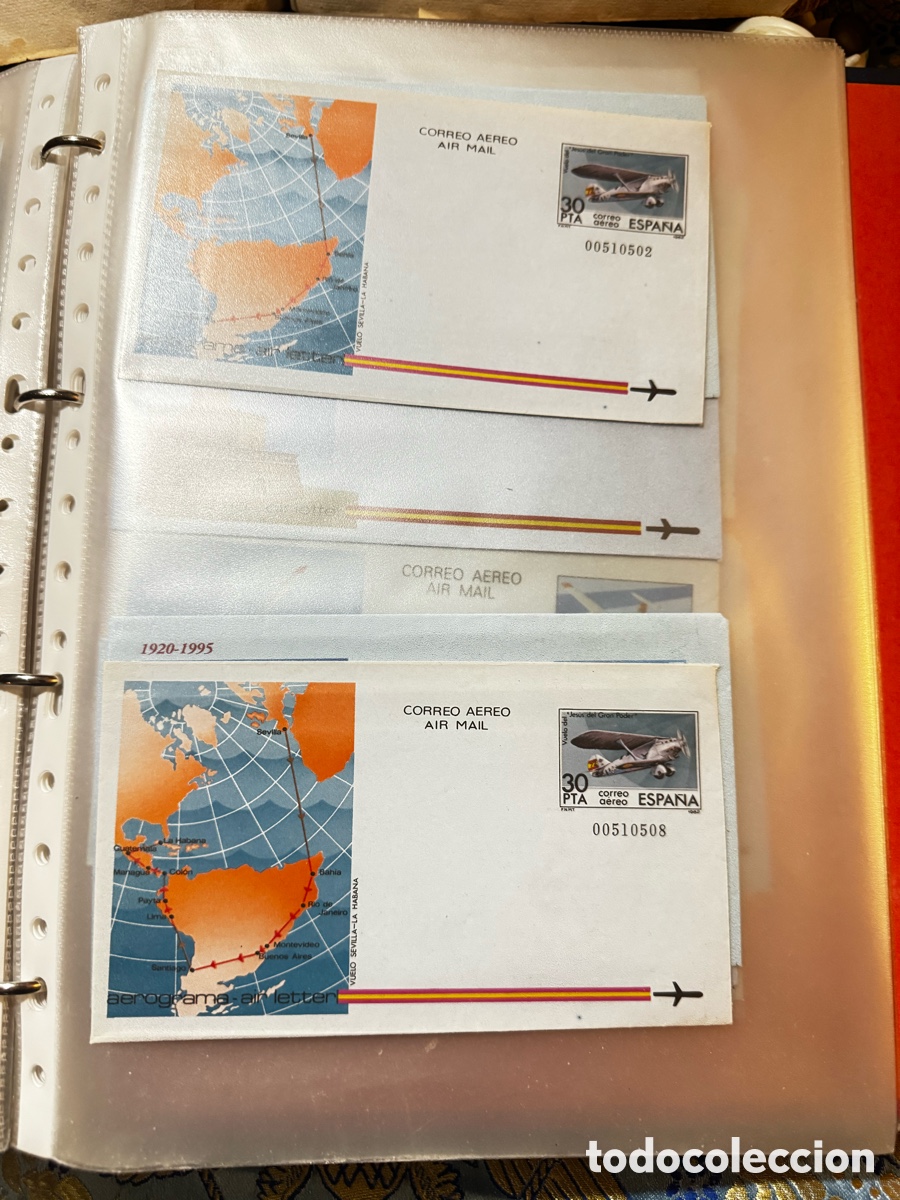 Sellos: Lote 25 sobres correo aereo - Foto 11