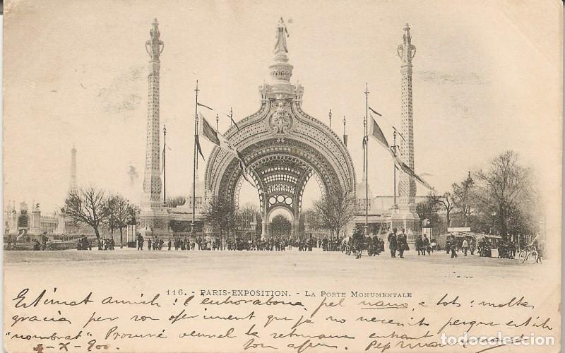 Sellos: FA4804. Tarjeta postal circulada de Barcelona a Brull - Foto 1